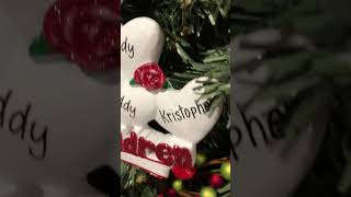 Personalized Grandchildren with 7 Hearts Christmas Ornament [upl. by Otsugua]