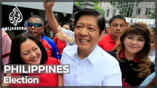 Philippines election Marcos Jr leading opinion polls [upl. by Mundford138]