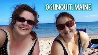 Exploring OGUNQUIT MAINE North Beach Marginal Way and Perkins Cove [upl. by Erdnaid]