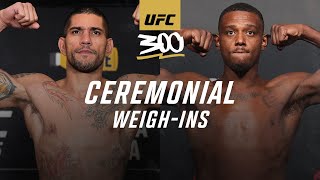 UFC 300 Ceremonial WeighIn [upl. by Ahsilem]