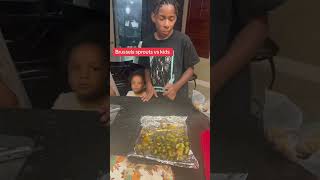 Ewww What’s this vegetables kidlifekidhumorfunnyvideos momrules parenting [upl. by Riti]