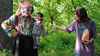 Баку нас предал Битва духов в лесу Баба Яга против Киры Nepeta Страшилки Granny Yaga 4 [upl. by Winchester]