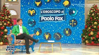 Loroscopo di Paolo Fox  I Fatti vostri  20122023 [upl. by Graces]