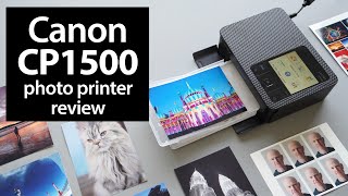 Canon SELPHY CP1500 review BEST photo printer [upl. by Letniuq]