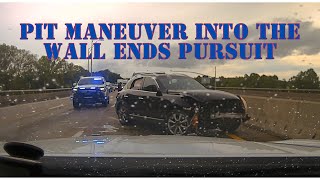 Driver flees police due to warrants  Arkansas State Police PIT Maneuver ends pursuit chase felony [upl. by Agata]