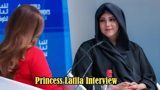 Dubai Princess Sheikha Latifa bint Muhammed Interview In World government summit 2024 dubai king [upl. by Eivla]