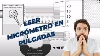 Como Medir con MICRÓMETRO en PULGADAS  Guía Práctica [upl. by Verla181]