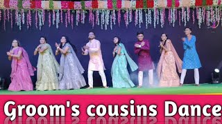 Best Grooms Cousins Dance Mashup Wedding Dance Mashup Ainvayi Ainvayi  Badhaai Do Zingaat  TDS [upl. by Jain]