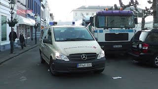 BtKombi als NAZubringer DRK KV Krefeld auf Einsatzfahrt [upl. by Einohpets]