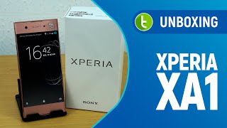 Xperia XA1 unboxing e primeiras impressões  TudoCelularcom [upl. by Roshelle]