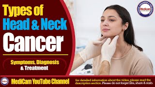 Types of Head And Neck Cancer  MediCam [upl. by Gayle]