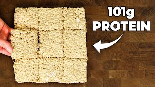 I Can’t Stop Eating These Protein Rice Krispie Treats [upl. by Lucier]