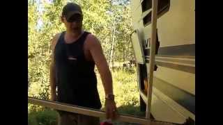 How to close a Carefree RV Awning [upl. by Mcgray]