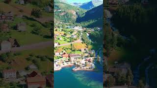 Geiranger Fjord NCL Prima Drone [upl. by Blackmore990]