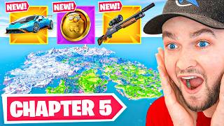 NEW Fortnite CHAPTER 5 Gameplay New Map Weapons  Bosses [upl. by Green]