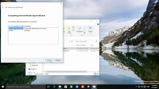Windows 10 and 11  How to Import a Certificate to your personal certificate store [upl. by Ahsats]