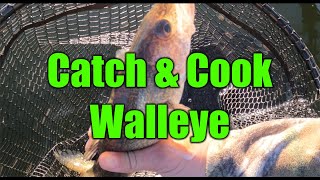 Catch amp Cook Walleye  Kayak Fishing  Potholes Reservoir [upl. by Haisej929]