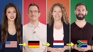 English vs German vs Dutch vs Afrikaans  West Germanic Language Comparison [upl. by Kezer]