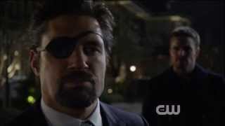 Arrow 2x15 The Promise Slade meets Roy and Sara [upl. by Beauvais]