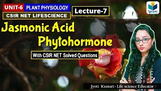 JASMONIC ACID AND ITS SIGNALING PATHWAY PHYTOHORMONE PART7CSIR NET [upl. by Landel56]