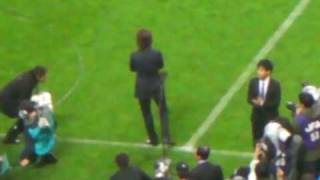 2010524 KIRIN CHALLENGE CUP 日本代表ｖｓ韓国代表 EXILE TAKAHIRO 国歌斉唱 [upl. by Yila230]