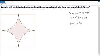 area de una estrella de cuatro puntas [upl. by Lynde510]