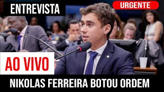 🔴 AO VIVO NIKOLAS FERREIRA DEBATE SOBRE A COMISSÃO DA EDUCAÇÃO [upl. by Honor]