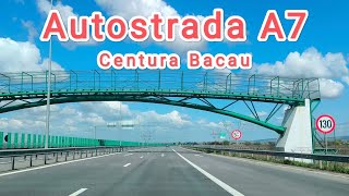 Centura Bacau  Autostrada A7  Autostrada Moldovei  Romania [upl. by Hourigan954]