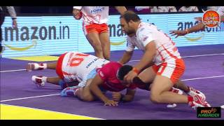 Top tackles by Ravinder Pahal in Pro Kabaddi League Season 4 [upl. by Fernando]