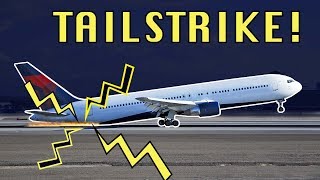 TAILSTRIKE Can an aircraft hit the tail [upl. by Kissie]