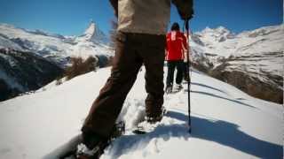 Zermatt  Matterhorn Schneeschuhwandern Zermatt ǀ Winterwanderung [upl. by Firman171]