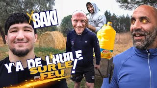 RASCAMP EXPRESS AVEC BAKI  YA DE LHUILE SUR LE FEU 🔥 baki [upl. by Millda]