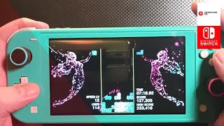 Tetris Effect Connected Nintendo Switch Lite Gameplay [upl. by Amorette922]