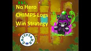 BTD6 Beat CHIMPS Logs Map With No Hero in 2024 Bloons TD 6 [upl. by Sul458]