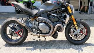 2020 Ducati Monster 1200S wSC Project Exhaust [upl. by Ahsiekit54]