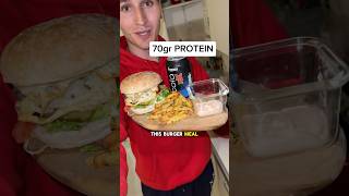 70gr PROTEIN Godzilla Burger weightlossrecipe [upl. by Asenaj]