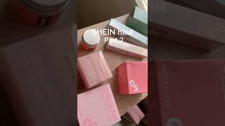 SHEIN makeup haul part 2 music song dance love trending makeup haul shein preppy shopping [upl. by Boni]