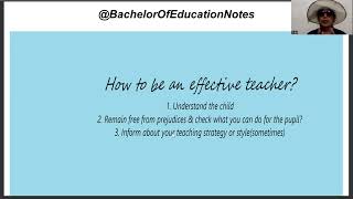 Creative Teacher Series 1 Tips on How to be an effective teacher BachelorOfEducationNotes lswr [upl. by Mellie701]