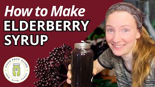 How to Make Elderberry Syrup Step by Step [upl. by Yssak]