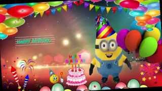 Minions Happy Birthday 2015 Song [upl. by Hux]