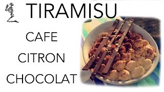 Tiramisu café citron décoration chocolat [upl. by Nnaesor]