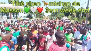 Tikè chen🦮michan de Masson💚🤍❤️ 3em weekend rara léogane 2024 [upl. by Puff]