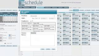 eSchedule Tutorial  Generate an Open Shift Schedule [upl. by Cirdet]