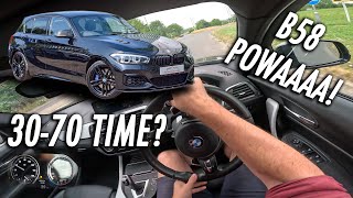 2018 BMW M140i DRIVING POVREVIEW  BEAUTIFULLY FLAWED [upl. by Hardman]