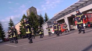 Flash mob  Pompiers de NuitsSaintGeorges [upl. by Cappella912]