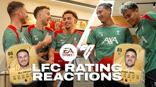 Im Quicker Than You Going Backwards  Liverpool Players React To FC 25 Ratings [upl. by Tonya]