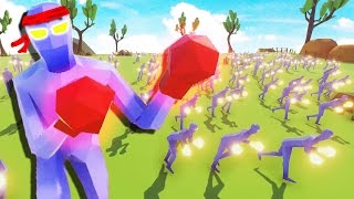 EL EJERCITO DE SUPERBOXEADORES  TOTALLY ACCURATE BATTLE SIMULATOR 16 [upl. by Inat]