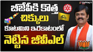 బీజేపీకి కొత్త చిక్కులు కూట‌మిని ఇర‌కాటంలో నెట్టిన జీవీఎల్‌  GVL Narasimha Rao Shock to Alliance [upl. by Anu355]