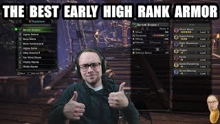 The Best Early High Rank Armor in Monster Hunter World Tutorial [upl. by Trilbee]