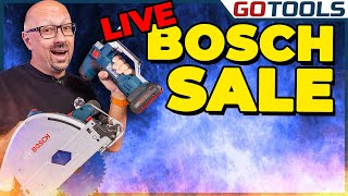 Der Bosch PRO WEEKEND SALE Live am 201023 um 1730 Uhr  20  Rabatt auf 20 PROFIAngebote [upl. by Lyrehs728]